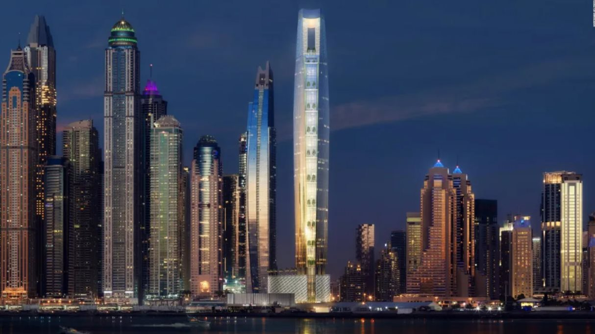 Dubai sắp hoàn thành khách sạn cao nhất thế giới khiến thiên hạ trầm trồ: Tháp “bầu trời” cao 365m, 82 tầng với 1.000 phòng ngắm trọn mọi danh thắng- Ảnh 2.