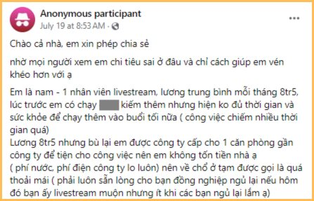 Tháng nào cũng tiêu hết sạch tiền lương nhưng vẫn khiến không ít người phải nể vì một chi tiết đặc biệt- Ảnh 2.