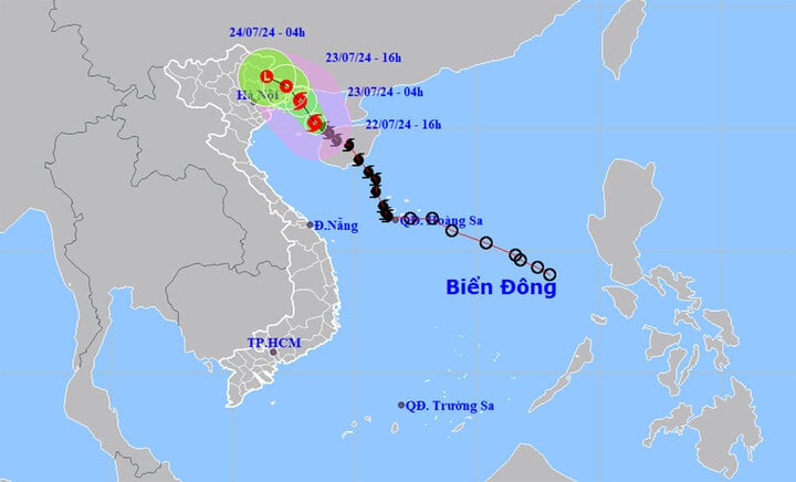 Bão số 2 giật cấp 13 cách Quảng Ninh-Hải Phòng 170km, Bắc Bộ bước vào đợt mưa to- Ảnh 1.