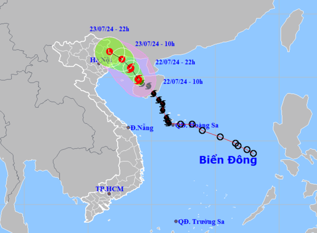 Tin mới nhất về cơn bão số 2: Giật cấp 12, toàn miền Bắc sắp mưa rất to- Ảnh 1.