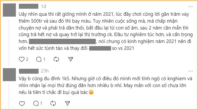 21 tuổi làm cú tất tay đầu tư bằng 300 triệu, 24 tuổi ngậm ngùi ôm cục nợ đến 700 triệu: Lời cảnh tỉnh cho các Gen Z mới bước một chân vào đời đã ham làm giàu nhanh từ chứng khoán- Ảnh 6.