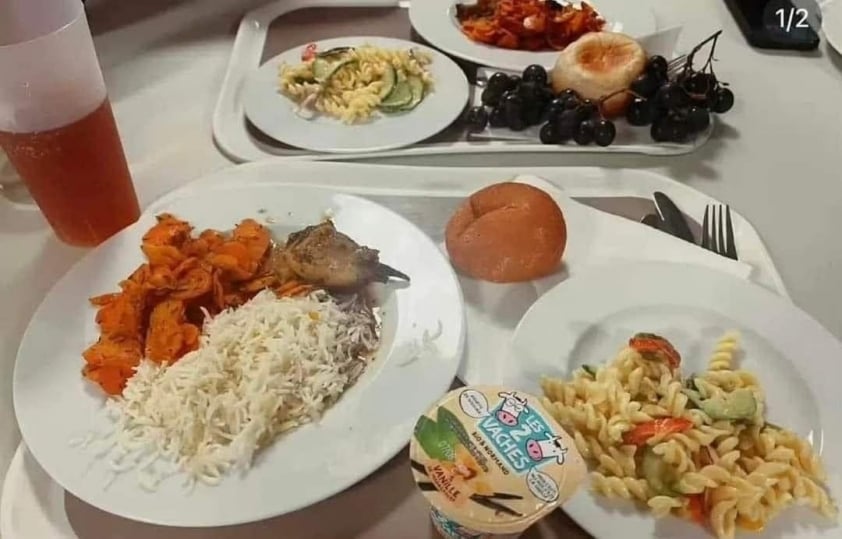 Hài hước Olympic Paris 2024: VĐV than trời vì... thiếu ăn- Ảnh 1. Hài hước Olympic Paris 2024: VĐV than trời vì... thiếu ăn- Ảnh 1.