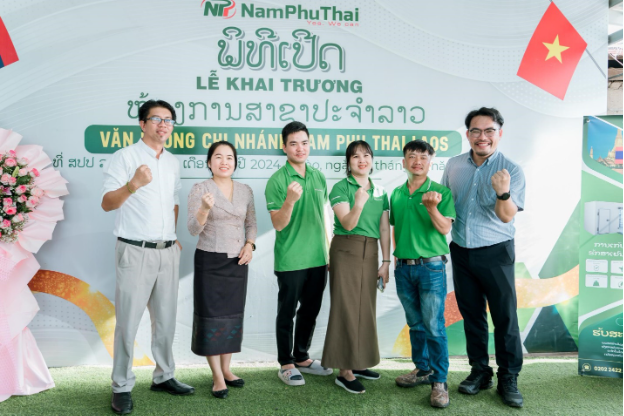 Nam Phú Thái khai trương văn phòng mới tại thủ đô Viêng Chăn (Lào)- Ảnh 1.