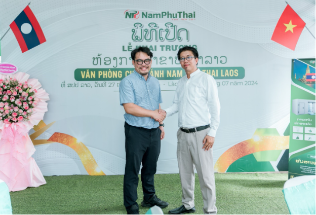 Nam Phú Thái khai trương văn phòng mới tại thủ đô Viêng Chăn (Lào)- Ảnh 2.