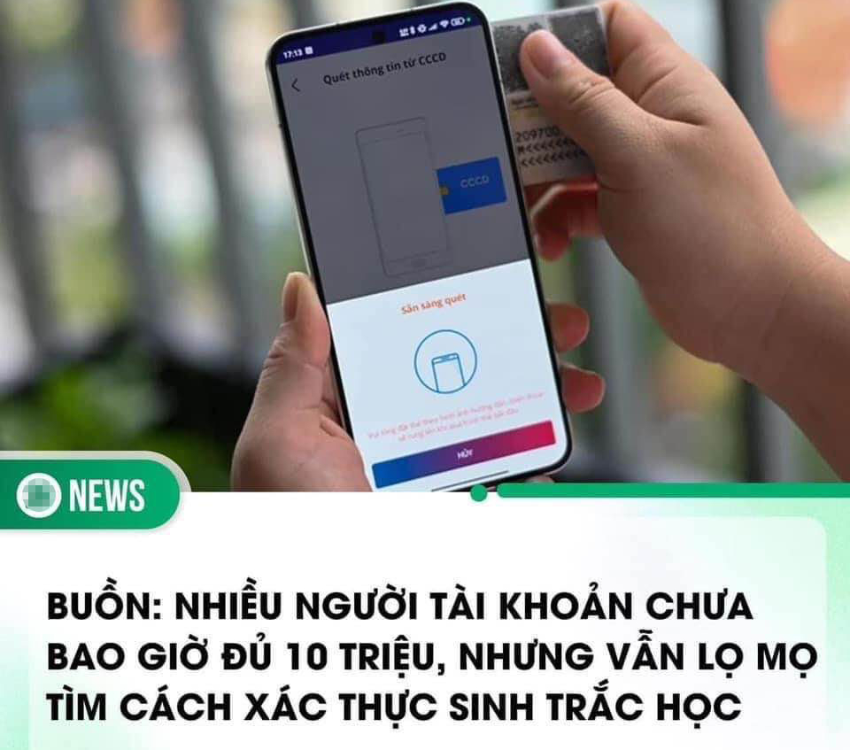 Chuyển khoản từ 1/7 thực ra có 4 cấp độ xác thực: Sinh trắc học là ở cấp nào? Bạn cần cài đặt không?- Ảnh 2.