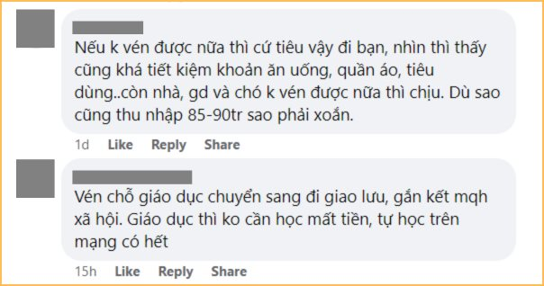 Bảng chi tiêu của cô gái 28 tuổi khiến CĐM bình luận rôm rả: Thu nhập 85-90 triệu/tháng, tiền nuôi chó còn nhiều hơn cả tiền ăn lẫn tiền biếu bố mẹ?- Ảnh 7.