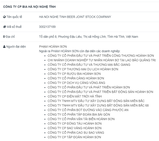 Nổi danh với nhiều dự án khủng tại Hà Tĩnh cùng loạt thương vụ thâu tóm Cao su Sao Vàng, Cảng Phước An.., đại gia Sơn 'xay xát' muốn thành “thế lực” mới trong ngành bia?- Ảnh 3.