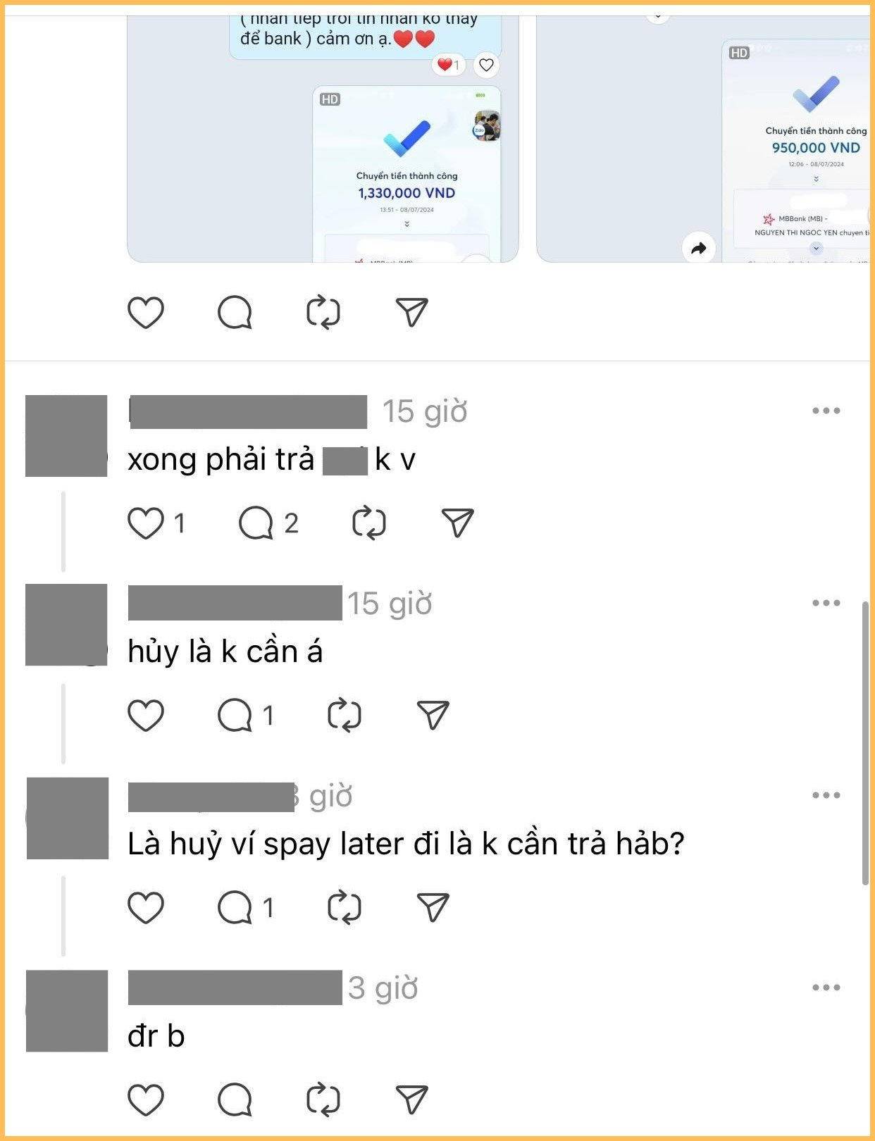 Lên Threads rủ nhau mở ví trả sau rút tiền rồi khóa ví để không phải trả: Tỉnh lại đi các “bảnh” ơi!- Ảnh 3.
