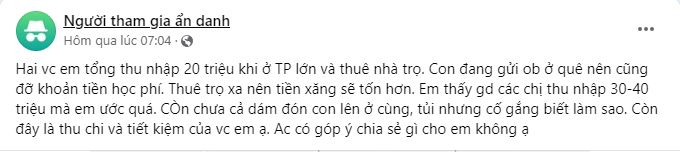 Gia đình 3 người thu nhập 17 triệu, để ra được 7,7 triệu nhưng cô vợ vẫn ngày đêm tìm cách tiết kiệm hơn nữa- Ảnh 1. Gia đình 3 người thu nhập 17 triệu, để ra được 7,7 triệu nhưng cô vợ vẫn ngày đêm tìm cách tiết kiệm hơn nữa- Ảnh 1.
