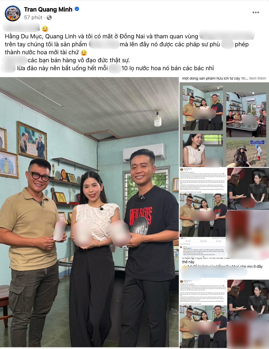 Phẫn nộ hình ảnh Hằng Du Mục và Quang Linh Vlogs bị cắt ghép- Ảnh 1. Phẫn nộ hình ảnh Hằng Du Mục và Quang Linh Vlogs bị cắt ghép- Ảnh 1.