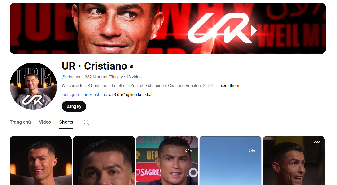 Nóng: Ronaldo chính thức lập kênh YouTube, lượt theo dõi bùng nổ không tưởng- Ảnh 1.