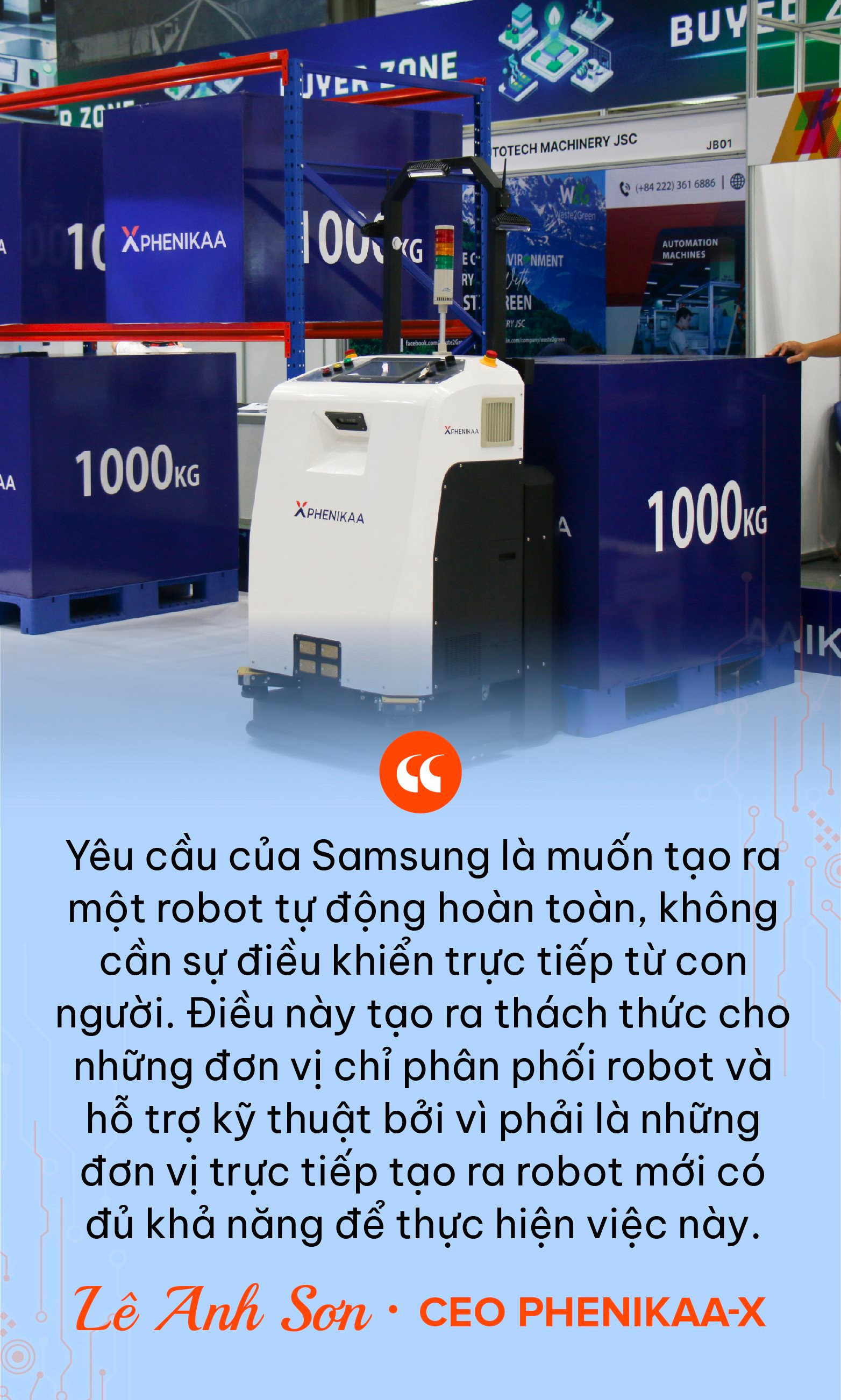 Robot tự hành 100% đầu tiên của Việt Nam tại nhà máy Samsung Electronics và cuộc đầu tư vào công nghệ của ông Hồ Xuân Năng- Ảnh 3.