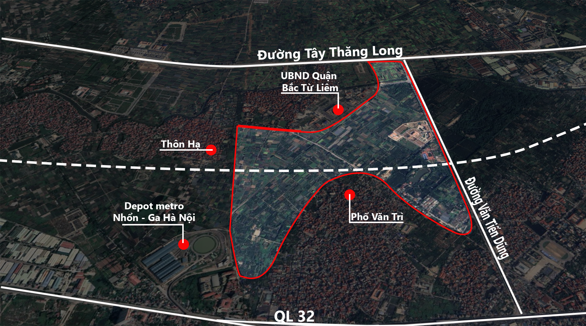 Toàn cảnh khu vực được quy hoạch công viên rộng gần bằng ⅓ quận Hoàn Kiếm, ngay sát tuyến metro Nhổn - ga Hà Nội- Ảnh 3.