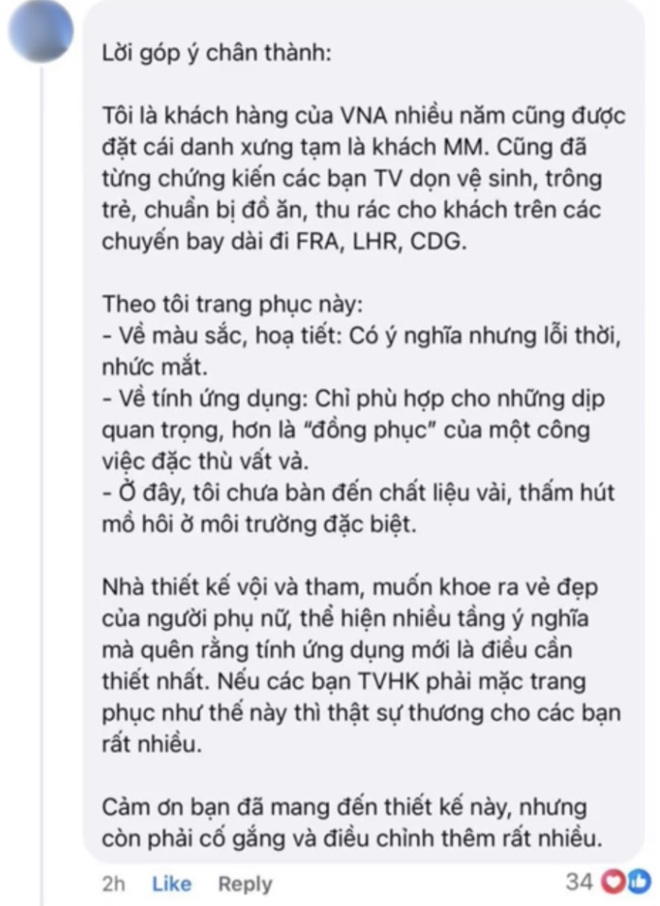 Xôn xao tin Vietnam Airlines đổi đồng phục tiếp viên: Bùng nổ tranh cãi, người khen kẻ chê đủ cả- Ảnh 10.