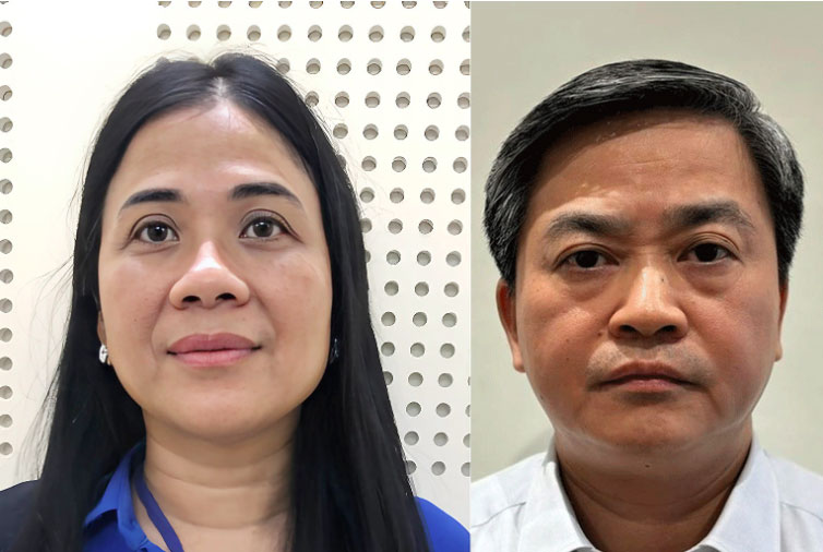 Bị can Mai Thị Hồng Hạnh và ông Lê Đức Thọ Ảnh: BỘ CÔNG AN Bị can Mai Thị Hồng Hạnh và ông Lê Đức Thọ Ảnh: BỘ CÔNG AN