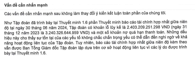 HBC báo lãi ròng tăng sau soát xét, bị kiểm toán nghi ngờ khả năng hoạt động liên tục- Ảnh 2.