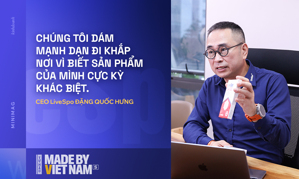 CEO LiveSpo: Tự hào vì sản phẩm công nghệ sinh học đột phá "Made by Vietnam" có thể hiên ngang ra thế giới- Ảnh 3.