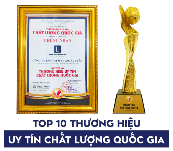 Nệm Trung Nguyên được vinh danh TOP 10 Thương hiệu Uy tín - Chất lượng Quốc gia 2024- Ảnh 1.