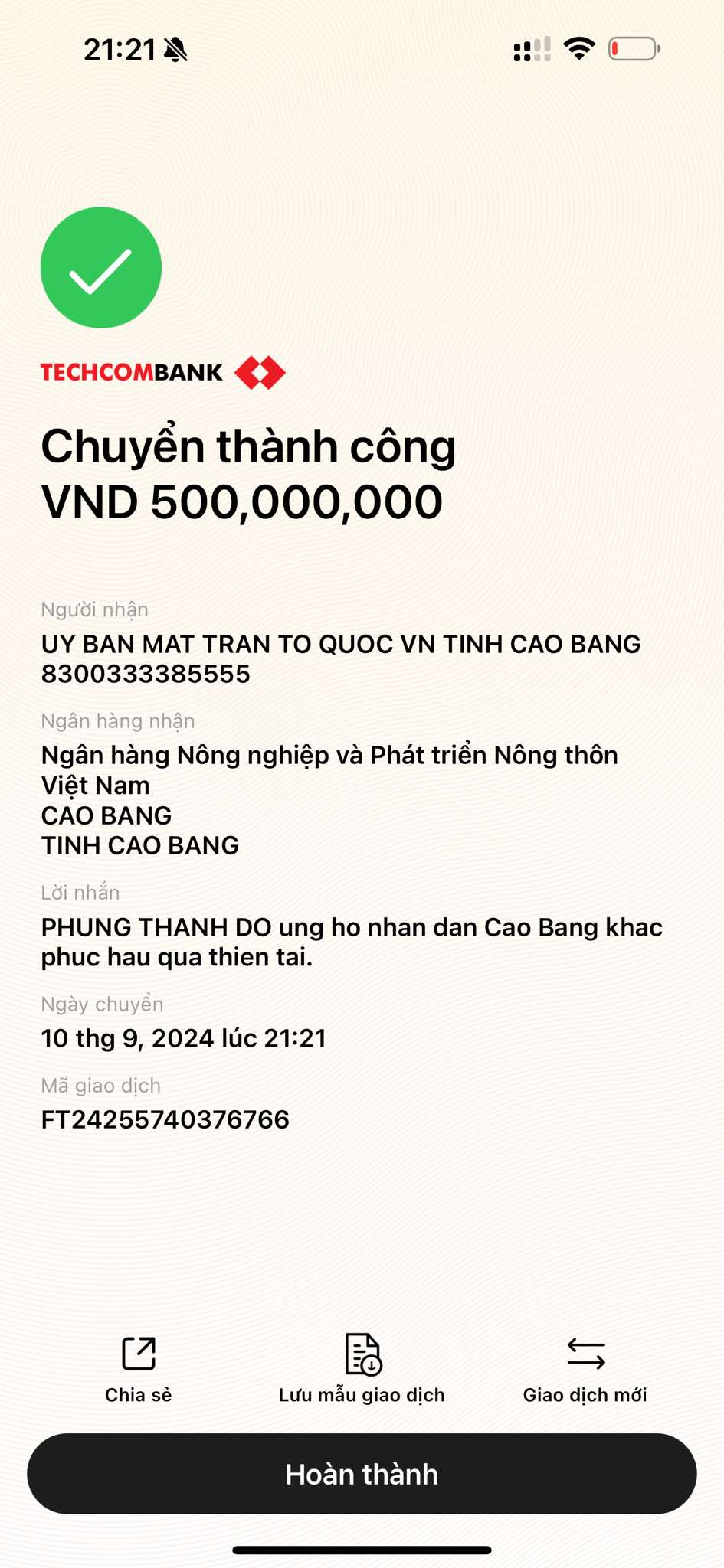 Độ Mixi ủng hộ 500 triệu đồng giúp người dân Cao Bằng khắc phục hậu quả thiên tai- Ảnh 1.