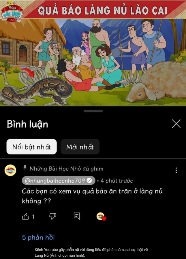 Phẫn nộ câu view: Kênh Youtube 