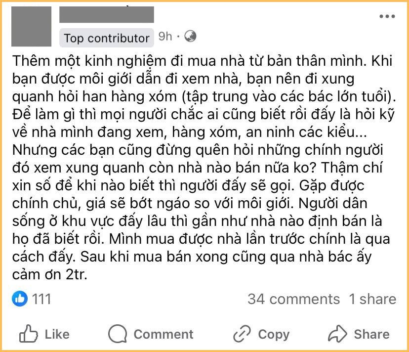 “Không biết từ bao giờ, sở hữu 2 tỷ tiền mặt ở Hà Nội lại bị coi là nghèo đói”?!- Ảnh 7. “Không biết từ bao giờ, sở hữu 2 tỷ tiền mặt ở Hà Nội lại bị coi là nghèo đói”?!- Ảnh 7.