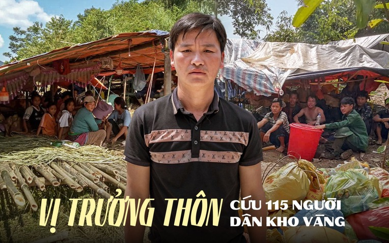 Chân dung anh trưởng thôn Kho Vàng 8 giờ sáng thấy vết nứt, 4 giờ chiều đã di dời 115 người dân lên núi an toàn- Ảnh 1.