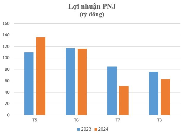 PNJ có tháng thứ 3 liên tiếp sụt giảm lợi nhuận- Ảnh 3.