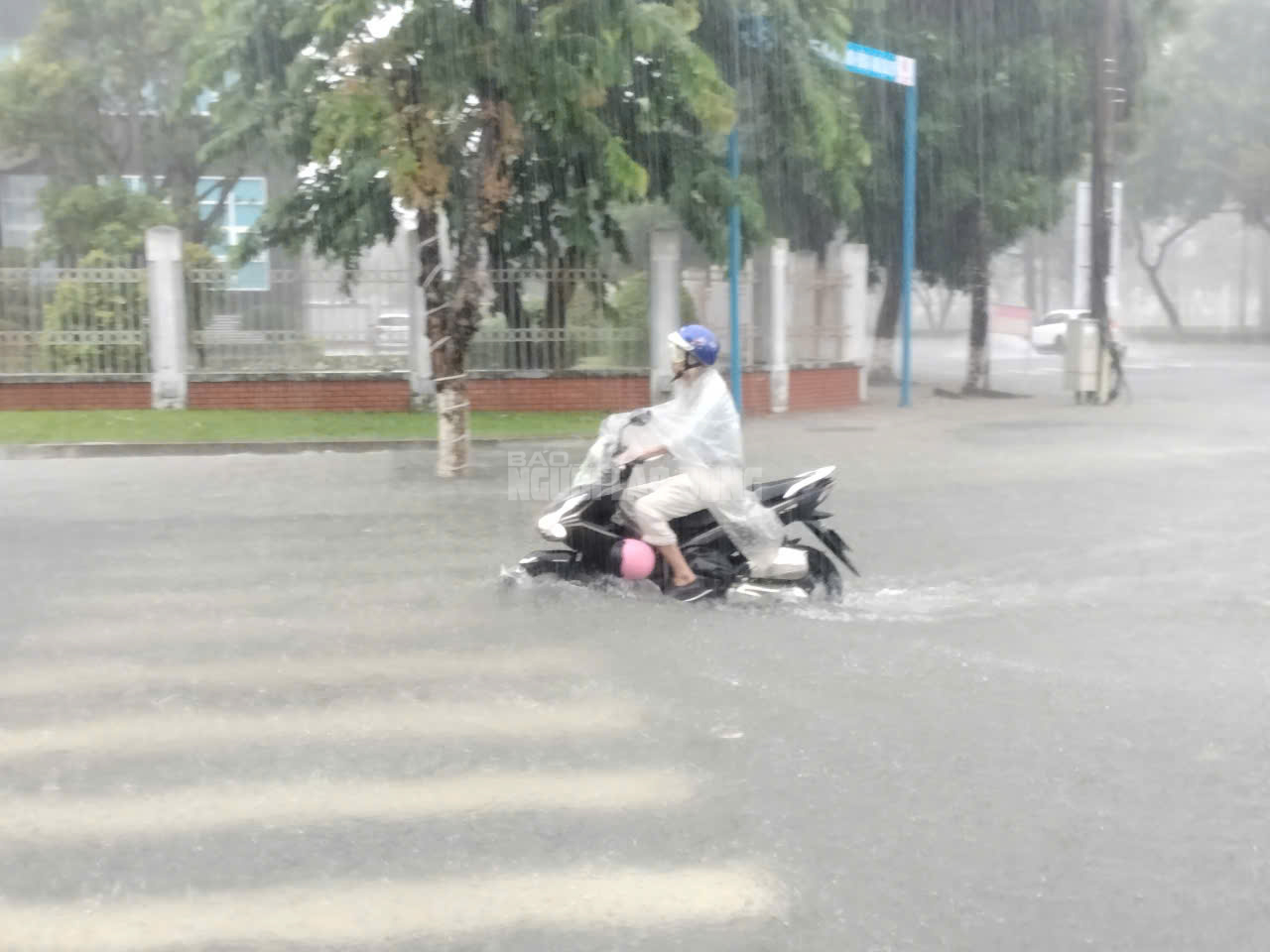 Áp thấp nhiệt đới sắp thành bão số 4: Miền Trung mưa trắng trời, nhà dân tốc mái do dông lốc- Ảnh 8. Áp thấp nhiệt đới sắp thành bão số 4: Miền Trung mưa trắng trời, nhà dân tốc mái do dông lốc- Ảnh 8.
