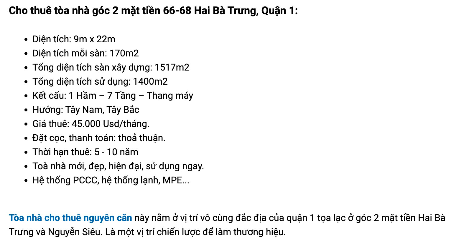 "Soi" mặt bằng trụ sở công ty của Thái Công tại quận 1 đang rao cho thuê giá 1,1 tỷ đồng/tháng có gì?- Ảnh 5.