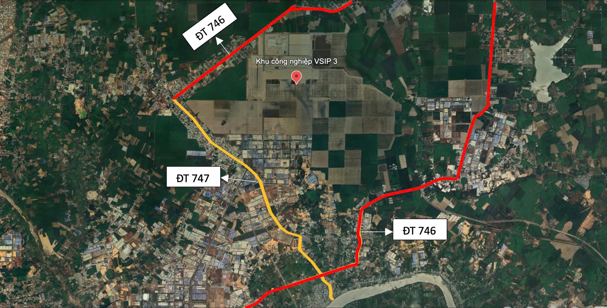 Toàn cảnh tuyến đường được chi 3.000 tỷ để mở rộng lên 6 làn xe, kết nối với khu công nghiệp rộng có nhà máy lớn nhất thế giới của LEGO- Ảnh 3.