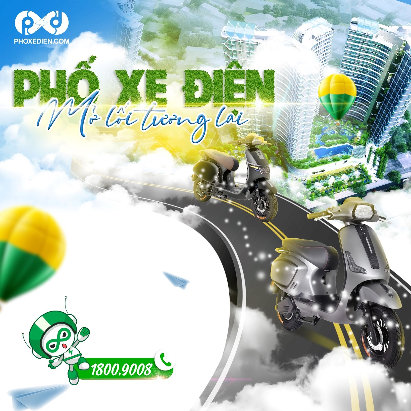 Phố Xe Điện - Mở lối tương lai với xe điện chính hãng- Ảnh 1.