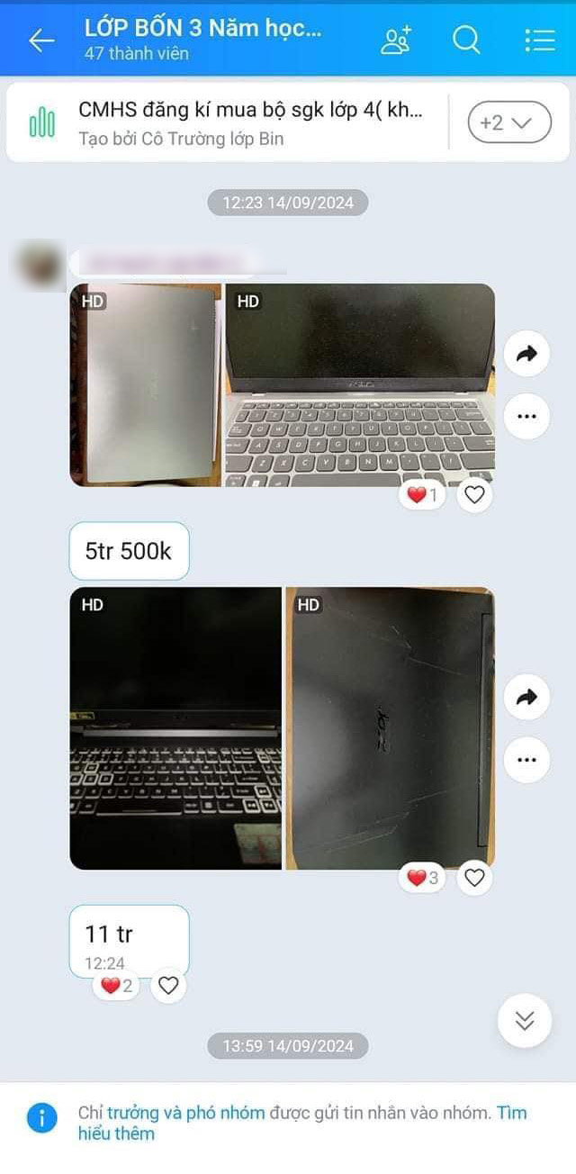 Vụ cô giáo "dỗi" vì không được ủng hộ laptop: Nhiều phụ huynh tạm dừng cho con đến lớp- Ảnh 2. Vụ cô giáo "dỗi" vì không được ủng hộ laptop: Nhiều phụ huynh tạm dừng cho con đến lớp- Ảnh 2.