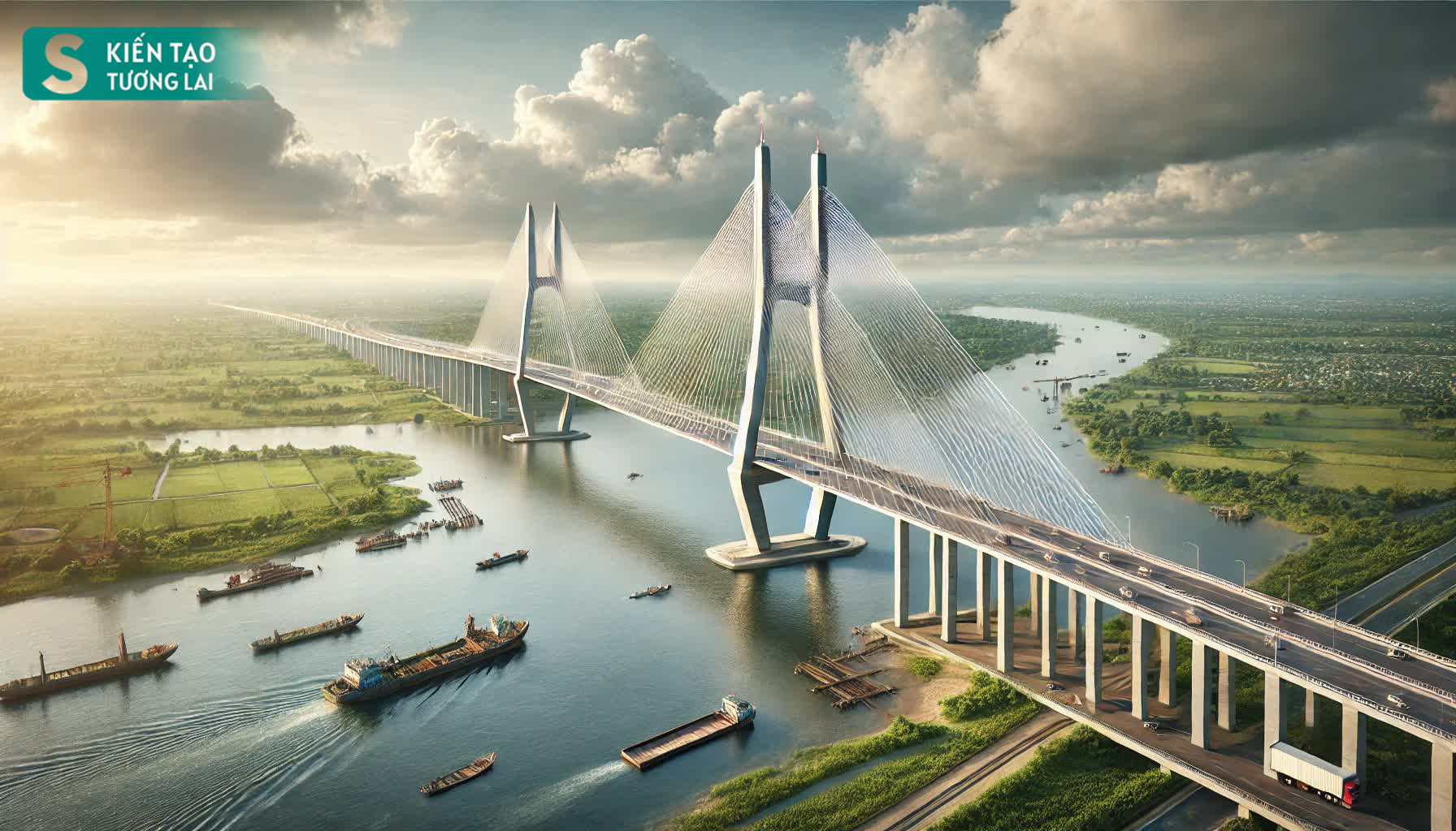 Sẽ xây cầu 19.000 tỷ đồng thay hầm vượt sông nối 2 tỉnh thành ở vùng giàu nhất Việt Nam, vì sao?- Ảnh 1.