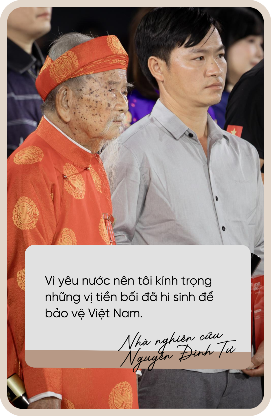 “Tôi là người Việt Nam, dù sống chết vẫn là người Việt Nam” - cụ ông 104 tuổi tự nhận lạc hậu và câu chuyện từ nhỏ tới giờ giữ nguyên 1 thứ quý giá- Ảnh 4. “Tôi là người Việt Nam, dù sống chết vẫn là người Việt Nam” - cụ ông 104 tuổi tự nhận lạc hậu và câu chuyện từ nhỏ tới giờ giữ nguyên 1 thứ quý giá- Ảnh 4.