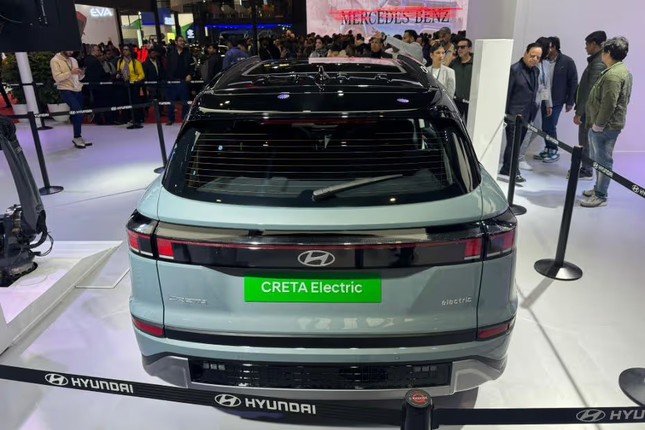 Cận cảnh Hyundai Creta bản thuần điện- Ảnh 3.