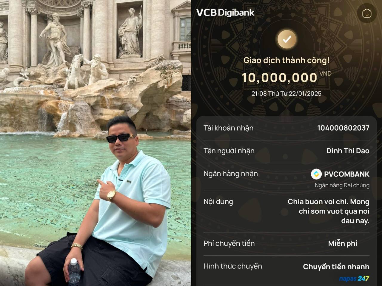 Vụ nam shipper ở Đà Nẵng bị đánh tử vong, Khoa Pug ủng hộ 10 triệu đồng: Hãy tôn trọng nghề shipper, nghề nào cũng cao quý và đóng góp cho xã hội- Ảnh 1.