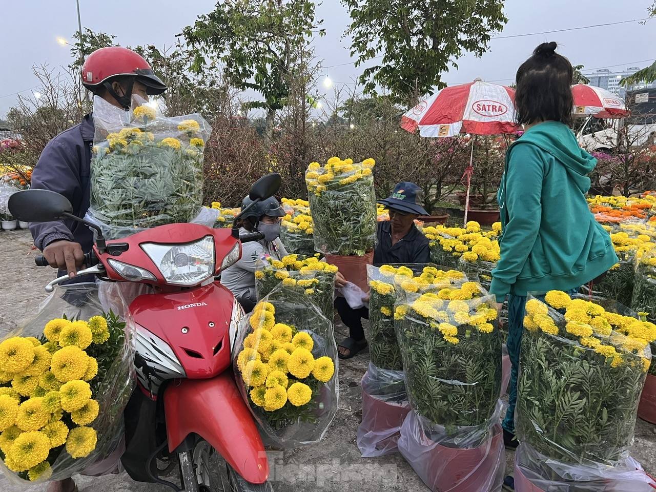 Chợ hoa Tết giá 'mềm' hút khách có thu nhập thấp- Ảnh 7.