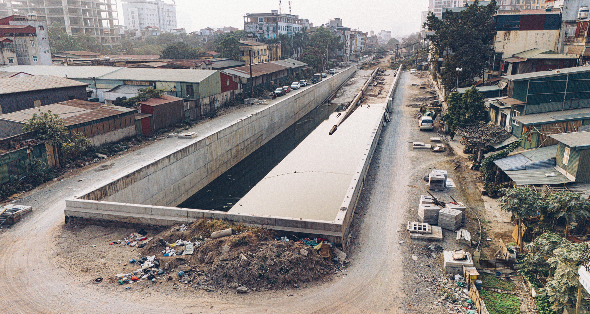 Toàn cảnh hầm đầu tiên ở Hà Nội chui qua đường sắt, trị giá 800 tỷ đồng, sẽ hoàn thành trong năm nay- Ảnh 8.