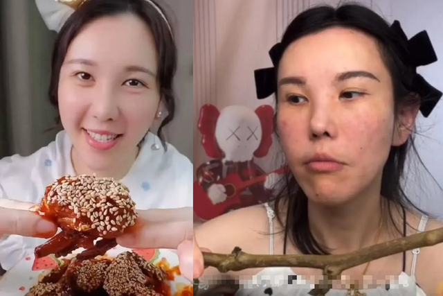 Mặt cô gái biến dạng sau 2 năm làm mukbang- Ảnh 3.