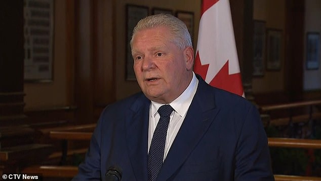 Thủ hiến Ontario Doug Ford đề nghị Canad mua lại bang Alaska và Minnesota của Mỹ để đáp trả việc ông Trump liên tục tuyên bố muốn biến Canada thành bang 51 của Mỹ. Ảnh: CTV News