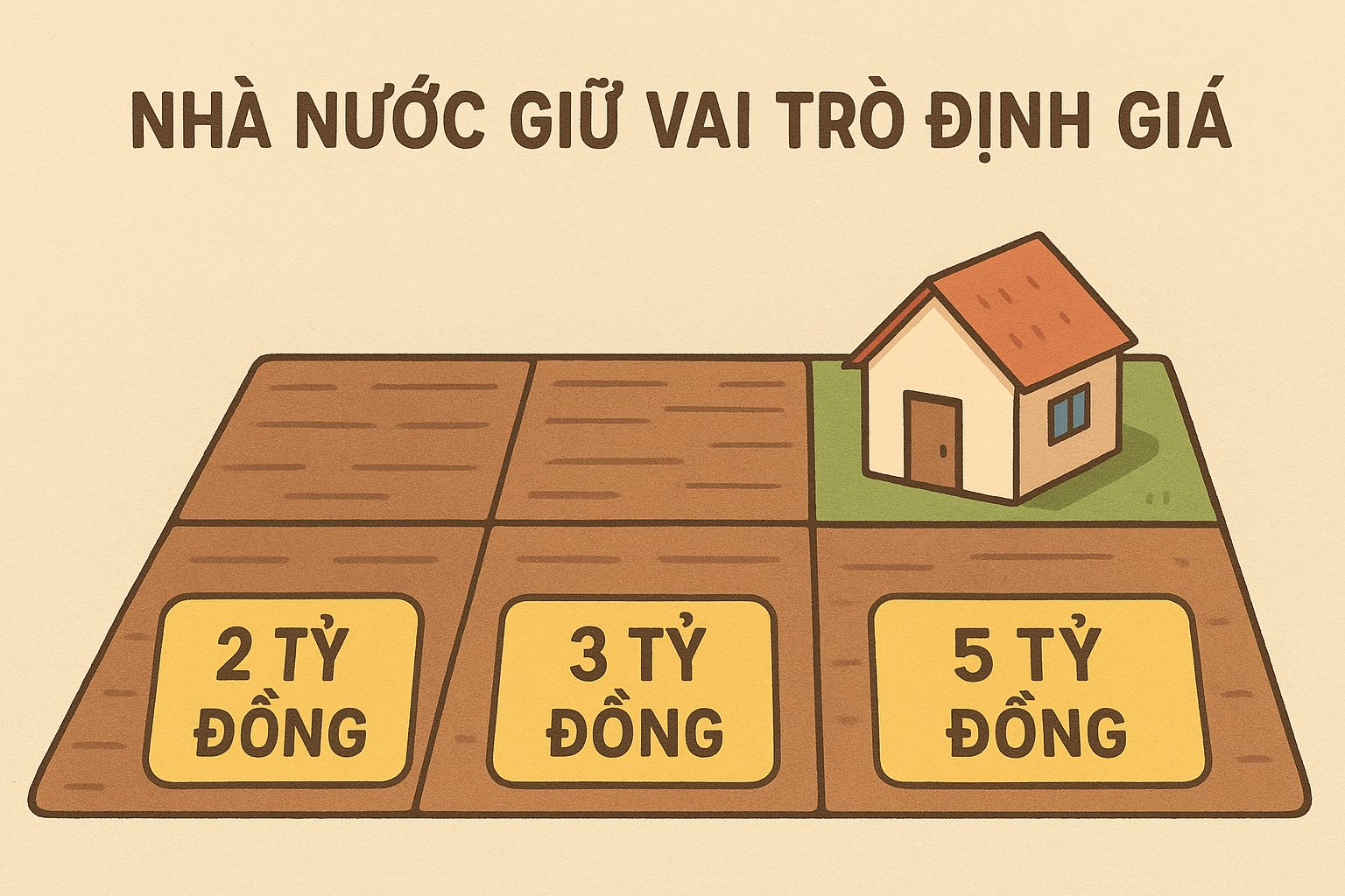 Bảng giá đất dự kiến thay đổi 5 năm một lần