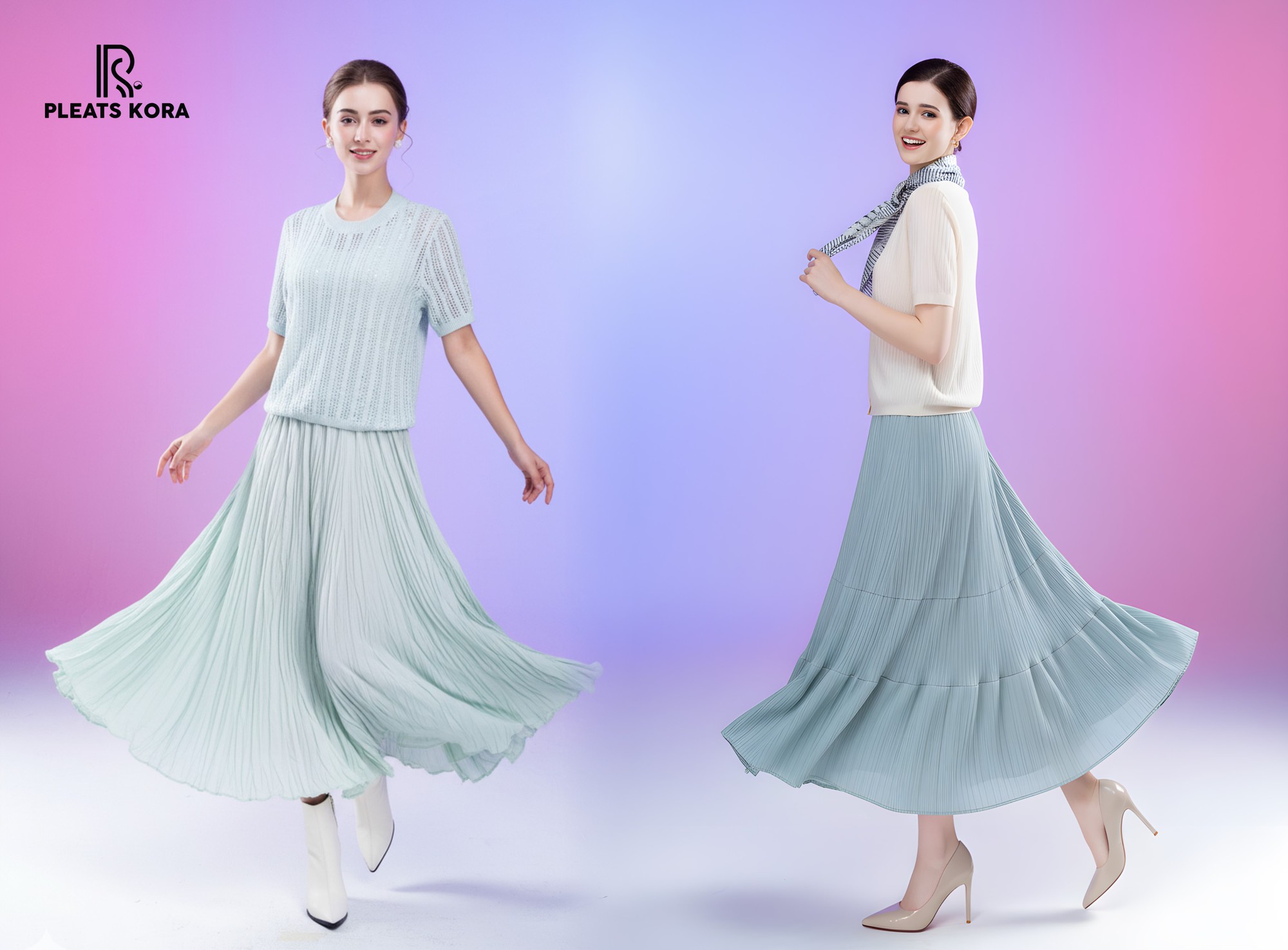 Hòa mình trong làn khói ấm cùng BST “Warm Haze” của Pleats Kora - Ảnh 3.