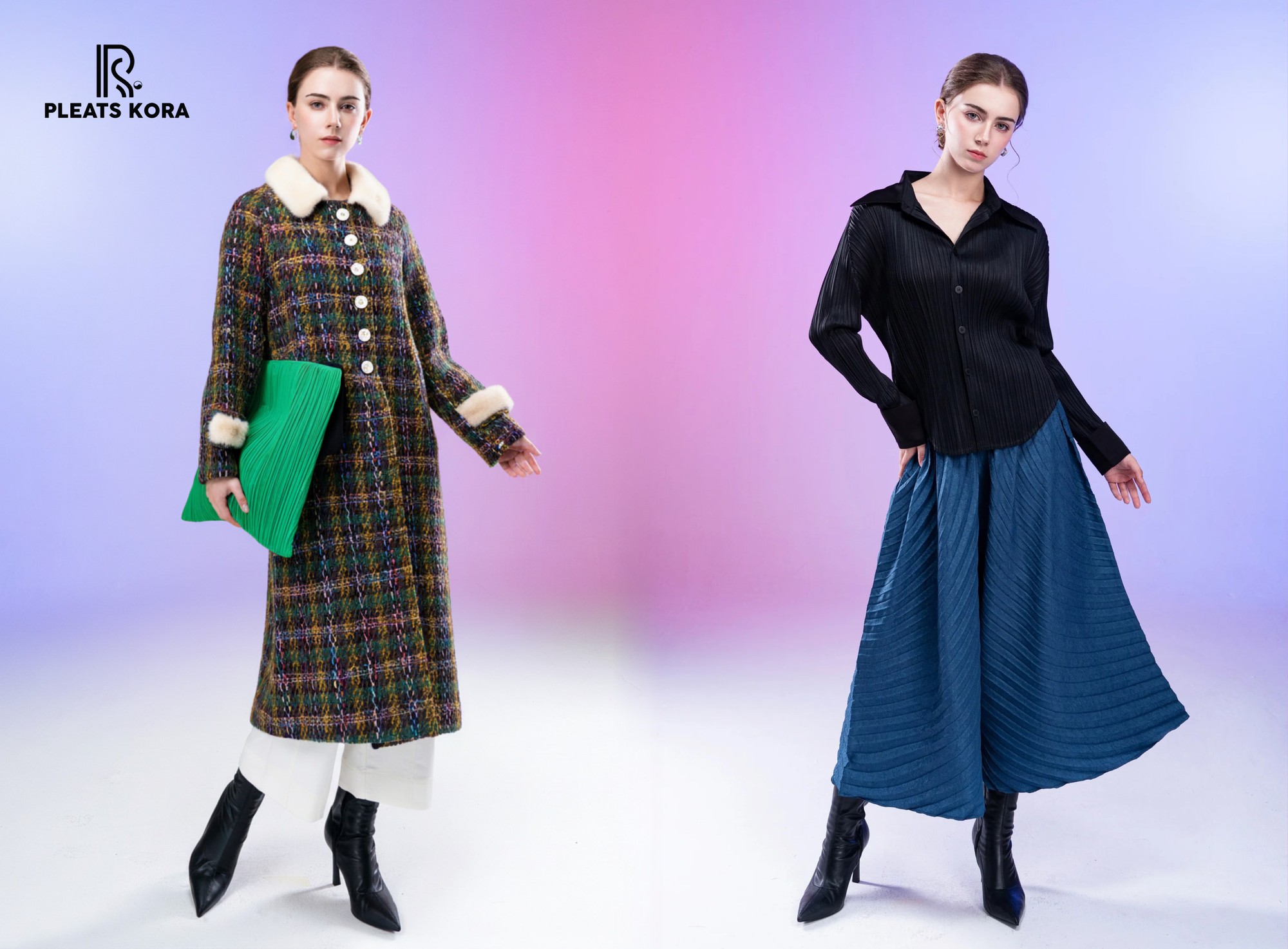 Hòa mình trong làn khói ấm cùng BST “Warm Haze” của Pleats Kora - Ảnh 4.