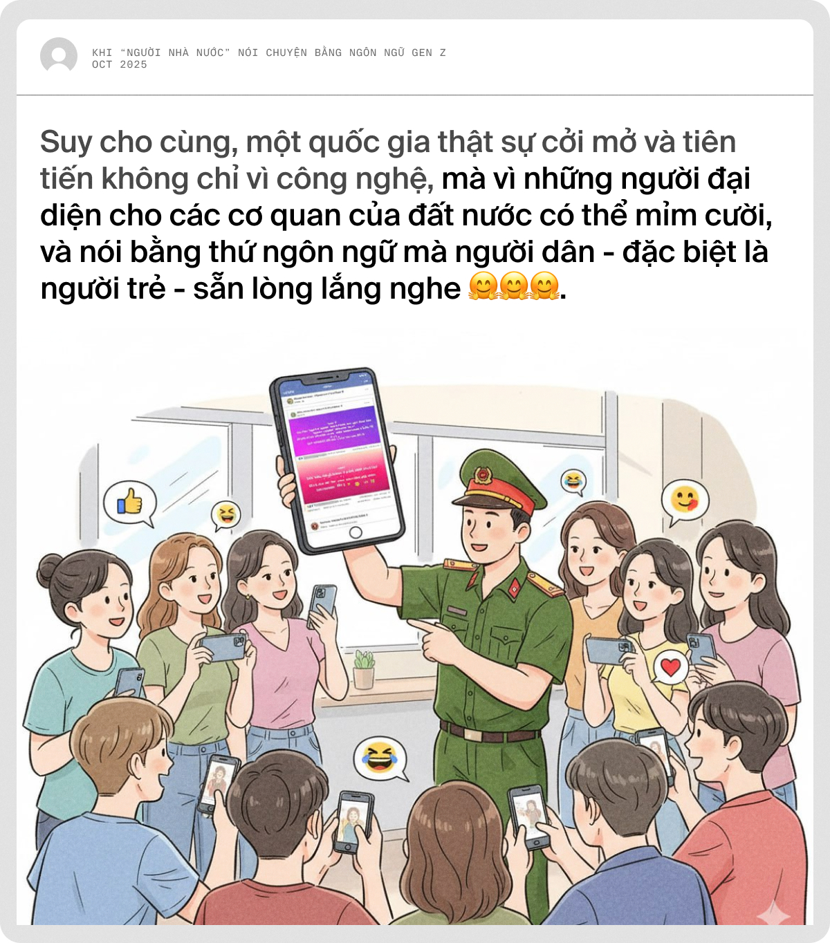 Khi “người nhà nước” nói chuyện bằng ngôn ngữ Gen Z - Ảnh 5. Khi “người nhà nước” nói chuyện bằng ngôn ngữ Gen Z - Ảnh 5.