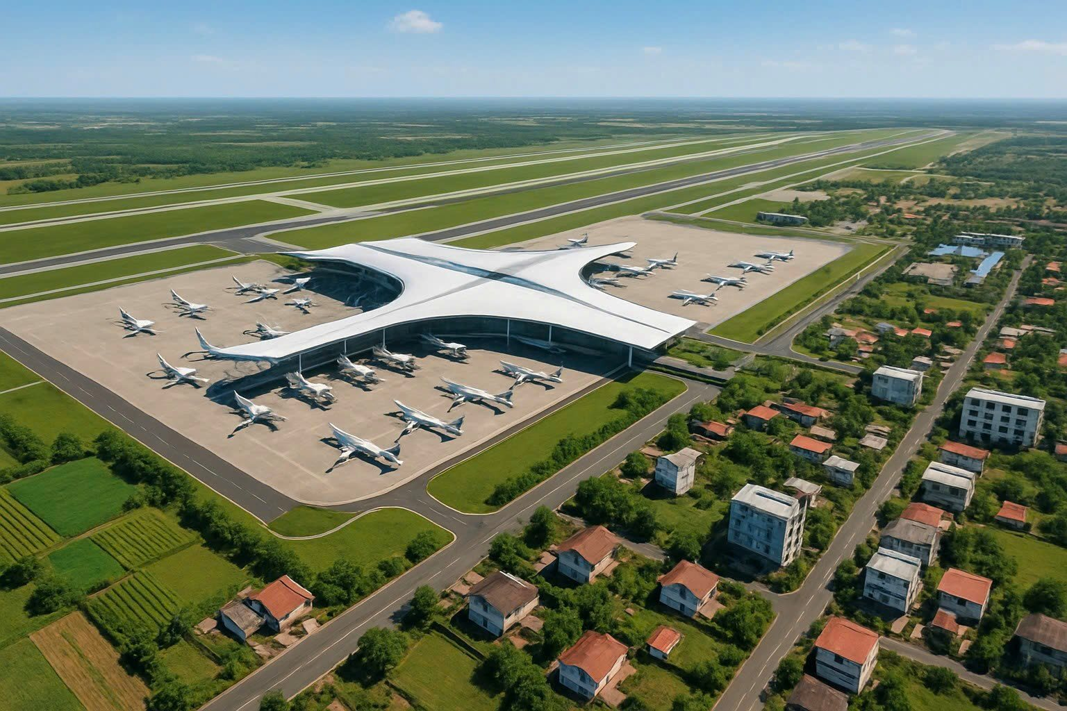 Sân bay Long Thành “chốt” thời điểm bay chuyến thương mại đầu tiên, sẽ đón 20 triệu lượt khách quốc tế ngay trong năm đầu tiên đưa vào khai thác- Ảnh 1.