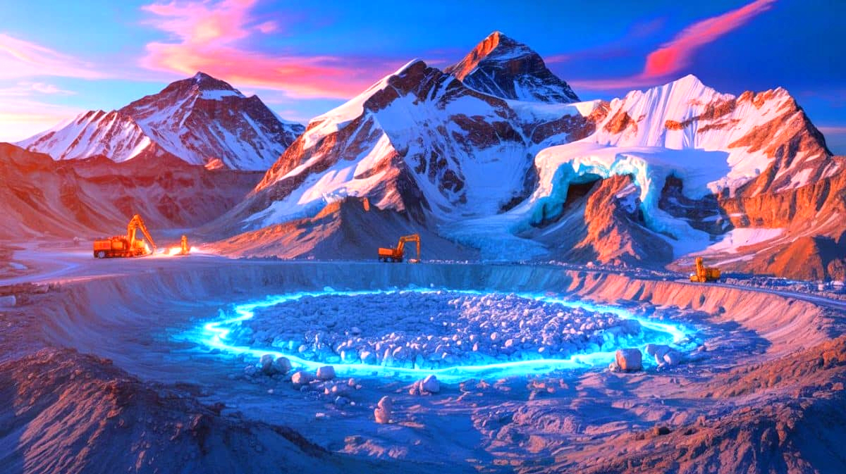 Trung Quốc tìm thấy mỏ "vàng trắng" 1 triệu tấn trên đỉnh Everest: Chưa kịp mừng thì toàn cầu báo động - Ảnh 1. Trung Quốc tìm thấy mỏ "vàng trắng" 1 triệu tấn trên đỉnh Everest: Chưa kịp mừng thì toàn cầu báo động - Ảnh 1.