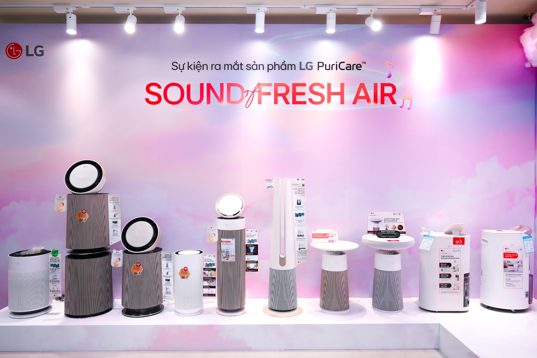 Bộ đôi thiết bị mới chăm sóc không khí nhà LG: máy lọc không khí tích hợp loa và máy hút ẩm công suất lớn - Ảnh 2.