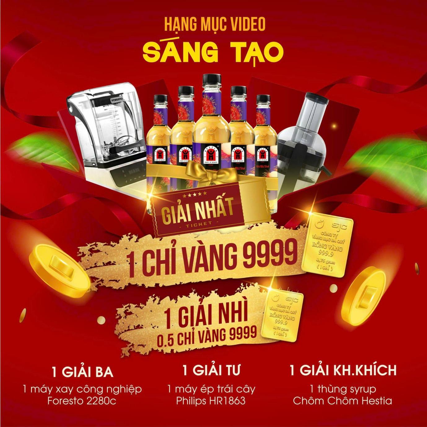 Pha chế cùng syrup Chôm Chôm Hestia: sân chơi sáng tạo với giải thưởng 2 chỉ vàng- Ảnh 2. Pha chế cùng syrup Chôm Chôm Hestia: sân chơi sáng tạo với giải thưởng 2 chỉ vàng - Ảnh 3.