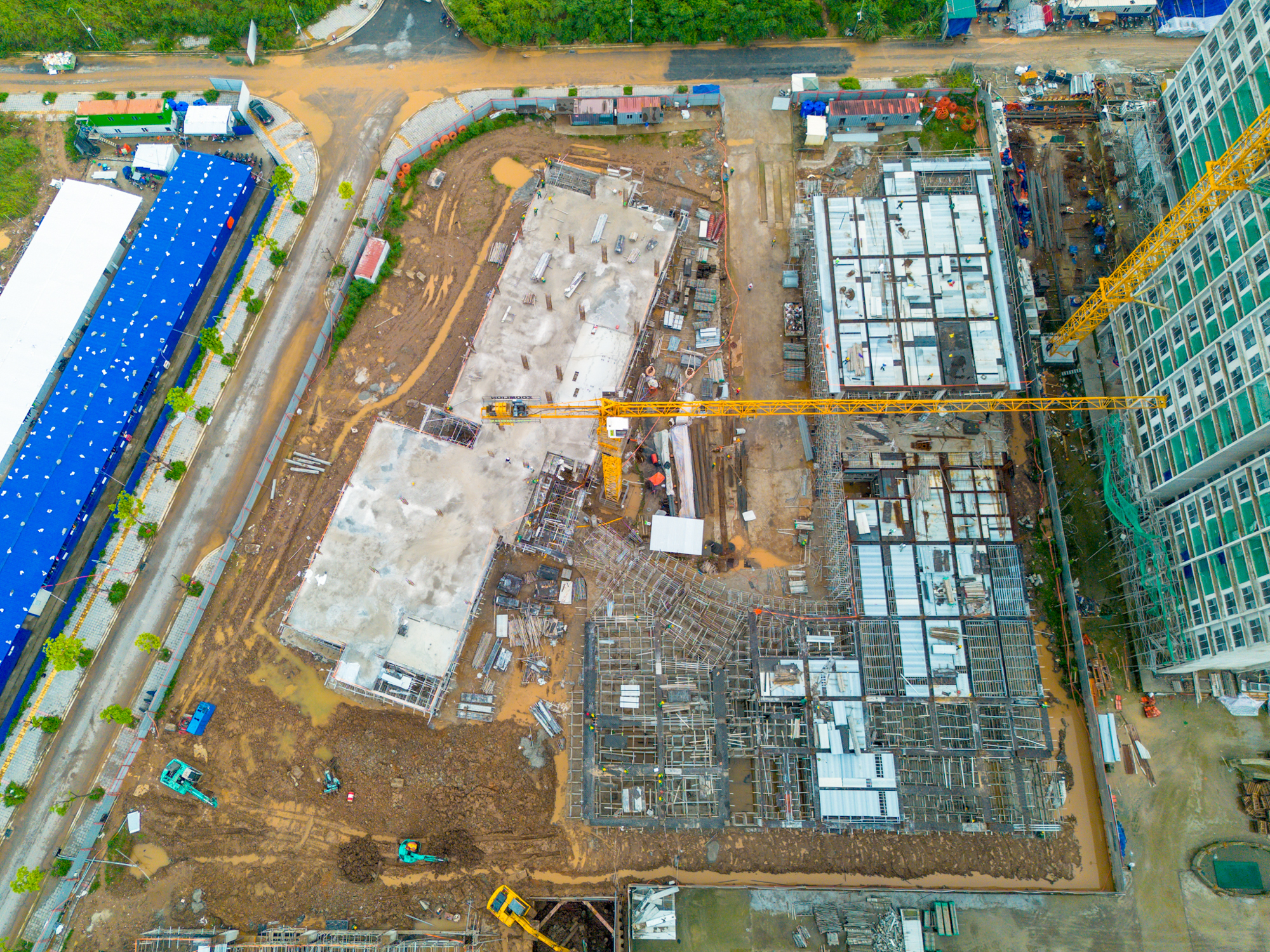 Dự án từng có 5.000 người xếp hàng tranh mua ở Hà Nội: Giá tăng gấp rưỡi sau hơn một năm, đang chuẩn bị cất nóc - Ảnh 6.