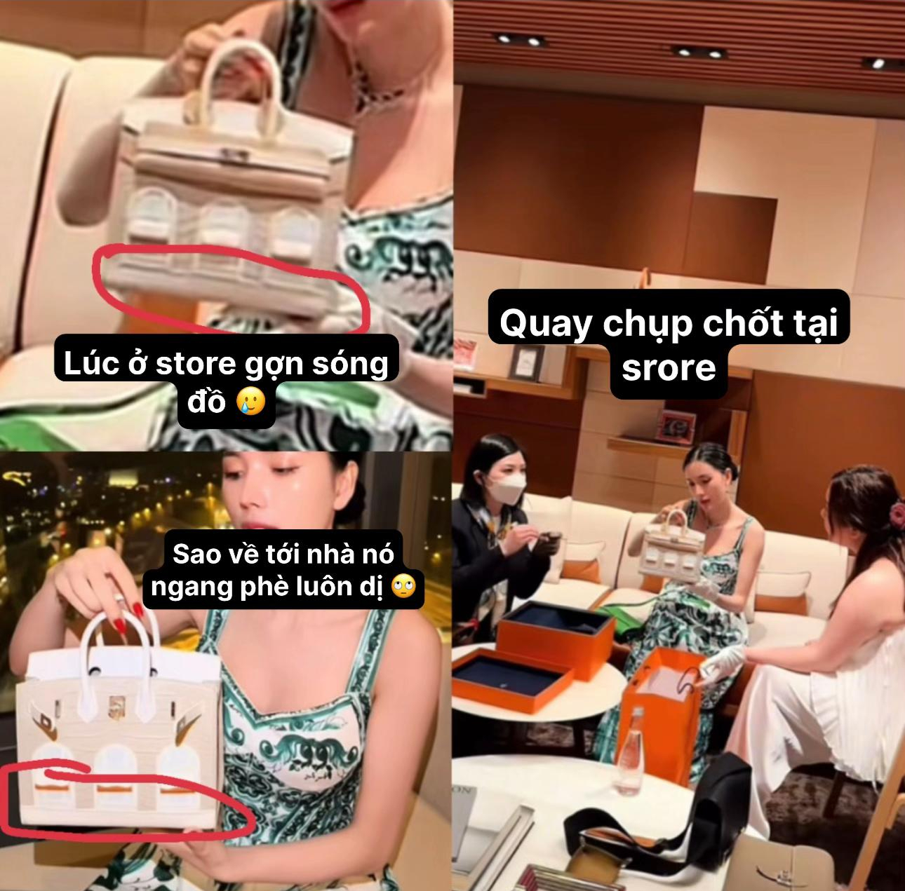 Sự thật về 40 chiếc túi Hermès trông "dại" của Ngân Collagen Cần Thơ - Ảnh 6. Sự thật về 40 chiếc túi Hermès trông "dại" của Ngân Collagen Cần Thơ - Ảnh 6.